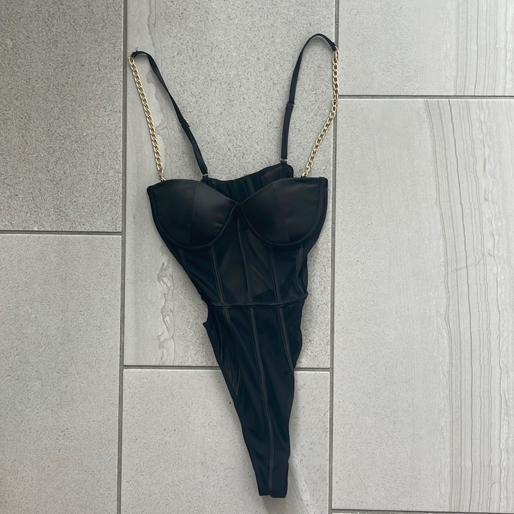 Fashion Nova Corset Bodysuit